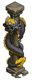 Colonne Dragon Noir