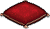 Coussin Or Rouge