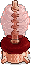 Lampe Cosmique Or Rouge