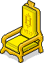 Trône City jaune